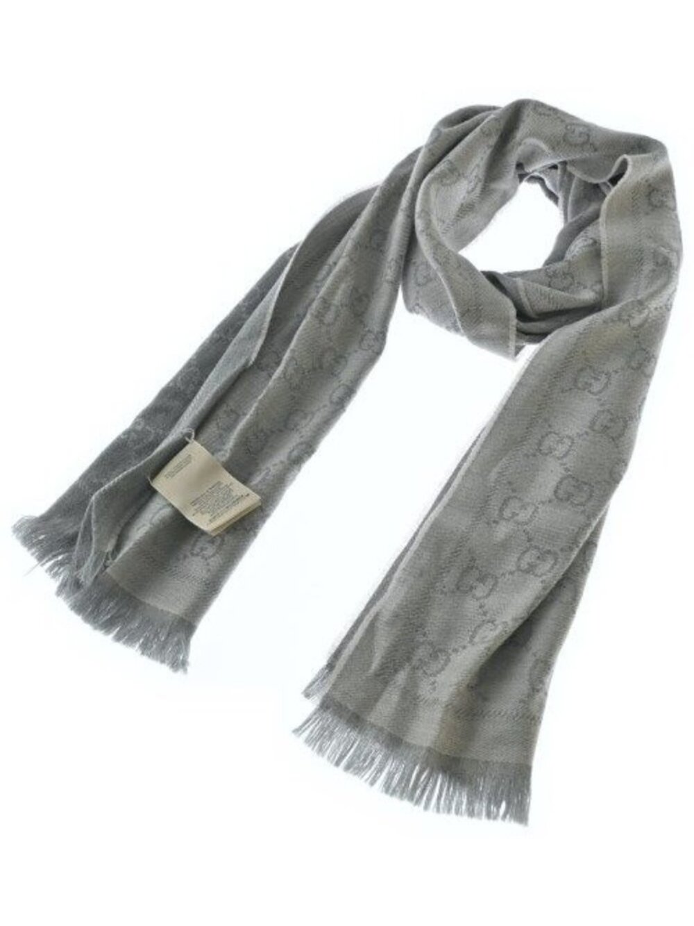 Gucci Shawl Scarf Gray